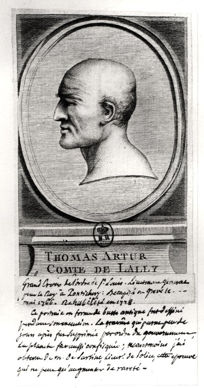 Thomas Arthur (1702-66) Comte de Lally, c.1766 by French School